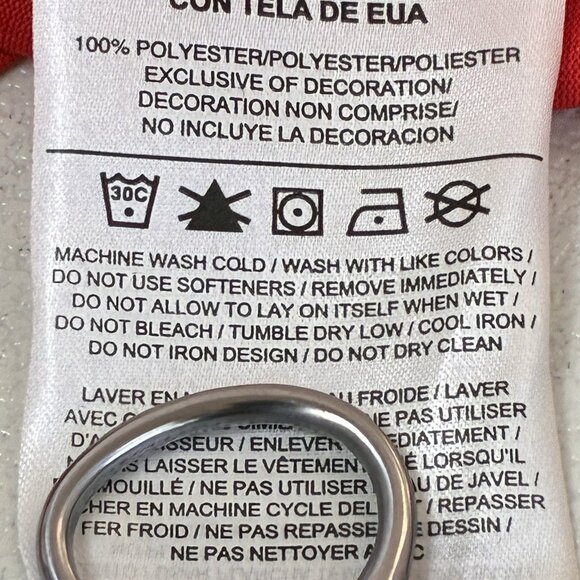 Nike On Field Apparel Shirt Mens Medium Tampa Bay Buccaneers Red Swoosh Red - Picture 9 of 11